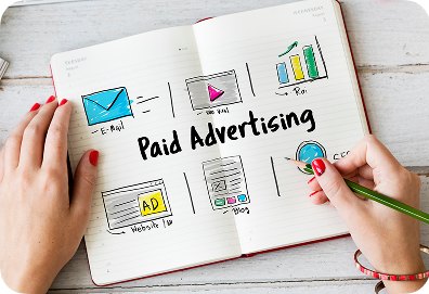 Paid advertising planning notebook