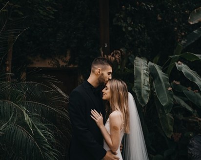 Couple Portrait of In The woods