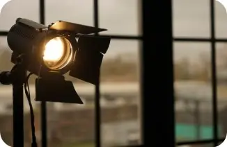 Fresnel Spotlight by the Window