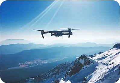 Drone Over the Mountains