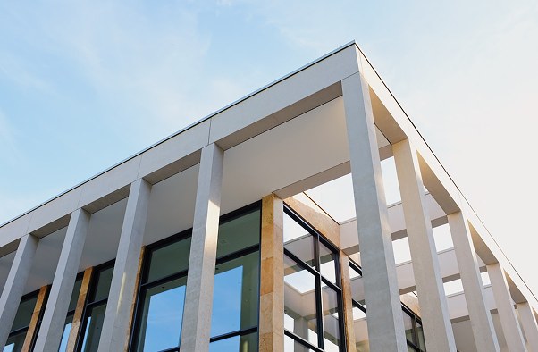 Modern white building
